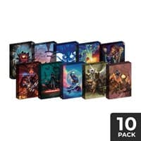 Cubeamajigs Reusable Gaming Packs - Mosaics Set 1 (10-Pack) - Hitpoint Press Thingamajigs - Collectible Storage card
