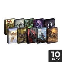 Cubeamajigs Reusable Gaming Packs - Mosaics Set 2 (10-Pack) - Hitpoint Press Thingamajigs - Collectible Storage card