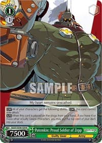 Potemkin: Proud Soldier of Zepp - Guilty Gear -Strive- - Weiss Schwarz card