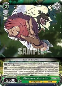 Giovanna: Ventania - Guilty Gear -Strive- - Weiss Schwarz card