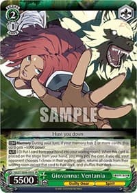 Giovanna: Ventania (SR) - Guilty Gear -Strive- - Weiss Schwarz card