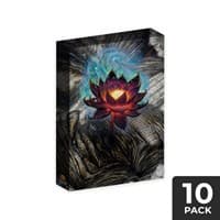 Cubeamajigs Reusable Gaming Packs - Scorched Lotus by Donato Giancola (10-Pack) - Hitpoint Press Thingamajigs - Collectible Storage card