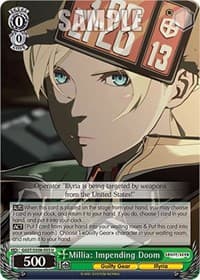 Millia: Impending Doom - Guilty Gear -Strive- - Weiss Schwarz card