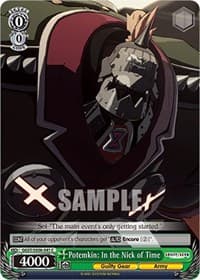 Potemkin: In the Nick of Time - Guilty Gear -Strive- - Weiss Schwarz card