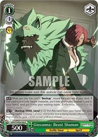 Giovanna: Beast Shaman - Guilty Gear -Strive- - Weiss Schwarz card