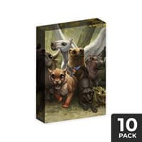 Cubeamajigs Reusable Gaming Packs - Cuteness Overload by Andrea Radeck (10-Pack) - Hitpoint Press Thingamajigs - Collectible Storage card
