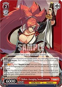 Baiken: Avenging Swordswoman - Guilty Gear -Strive- - Weiss Schwarz card