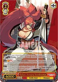 Baiken: Avenging Swordswoman (SP) - Guilty Gear -Strive- - Weiss Schwarz card