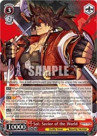 Sol: Savior of the World - Guilty Gear -Strive- - Weiss Schwarz card