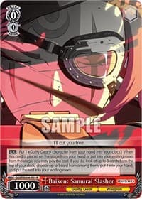 Baiken: Samurai Slasher - Guilty Gear -Strive- - Weiss Schwarz card