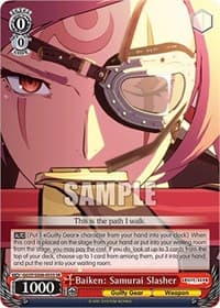 Baiken: Samurai Slasher (SR) - Guilty Gear -Strive- - Weiss Schwarz card