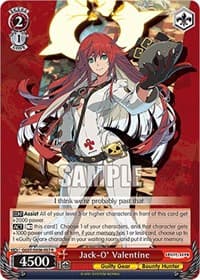 Jack-O' Valentine - Guilty Gear -Strive- - Weiss Schwarz card