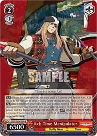 Axl: Time Manipulator - Guilty Gear -Strive- - Weiss Schwarz card