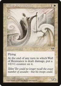 Wall of Resistance - Mirage - Magic: The Gathering card