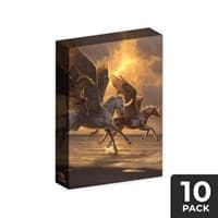 Cubeamajigs Reusable Gaming Packs - Alicorn Retreat by Ilse Gort (10-Pack) - Hitpoint Press Thingamajigs - Collectible Storage card
