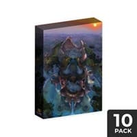 Cubeamajigs Reusable Gaming Packs - Crumbling Metropolis, Azul by Anthony Waters (10-Pack) - Hitpoint Press Thingamajigs - Collectible Storage card