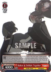 Baiken & Delilah: Together - Guilty Gear -Strive- - Weiss Schwarz card