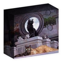 Podamajig - Temple Cats by David Palumbo - Hitpoint Press Thingamajigs - Collectible Storage card