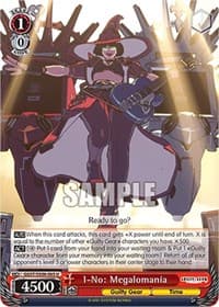 I-No: Megalomania - Guilty Gear -Strive- - Weiss Schwarz card