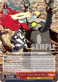 Jack-O': Forever Elysion Driver - Guilty Gear -Strive- - Weiss Schwarz card