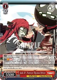Jack-O': Forever Elysion Driver (SR) - Guilty Gear -Strive- - Weiss Schwarz card
