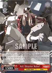 Axl: Disaster Relief - Guilty Gear -Strive- - Weiss Schwarz card
