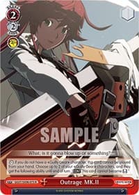 Outrage MK.II - Guilty Gear -Strive- - Weiss Schwarz card