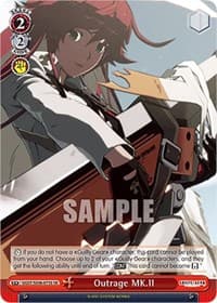 Outrage MK.II (SR) - Guilty Gear -Strive- - Weiss Schwarz card