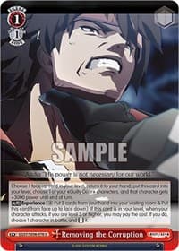 Removing the Corruption - Guilty Gear -Strive- - Weiss Schwarz card