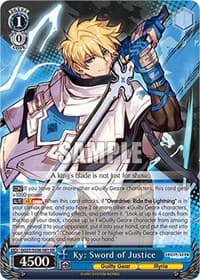 Ky: Sword of Justice - Guilty Gear -Strive- - Weiss Schwarz card