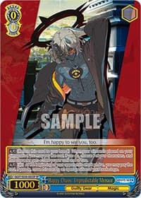 Happy Chaos: Unpredictable Menace (SP) - Guilty Gear -Strive- - Weiss Schwarz card
