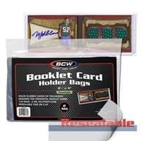 Resealable Booklet Card Holder Bags (100ct.) - BCW Card Sleeves - Card Sleeves card
