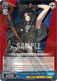 Testament: Beautiful Gear - Guilty Gear -Strive- - Weiss Schwarz card