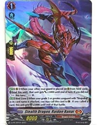 Stealth Dragon, Raidon Kunai (Foil) - D Promo Cards - Cardfight Vanguard card