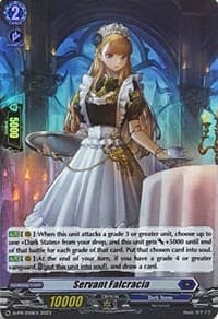 Servant Falcracia (Foil) - D Promo Cards - Cardfight Vanguard card