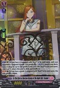 To The Stars of Horizon Rising in The Night Sky, Yasmin (Foil) - D Promo Cards - Cardfight Vanguard card