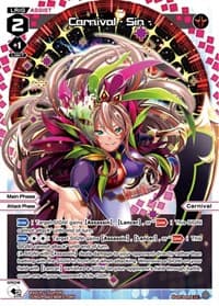 Carnival - Sin - (Parallel Foil) - Reunion Diva - WIXOSS card