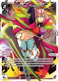 Carnival - Thievery - (Parallel Foil) - Reunion Diva - WIXOSS card