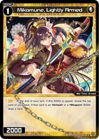 Mikamune, Lightly Armed - Reunion Diva - WIXOSS card