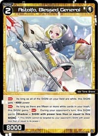 Astolfo, Blessed General - Reunion Diva - WIXOSS card