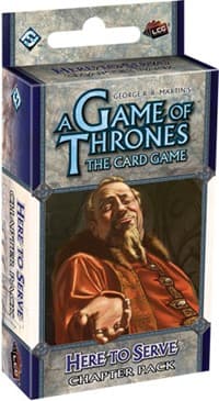 A Game of Thrones LCG: Here to Serve Chapter Pack - Fantasy Flight Games - Boardgames card