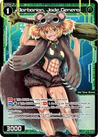Barbarian, Jade General (Parallel Foil) - Reunion Diva - WIXOSS card