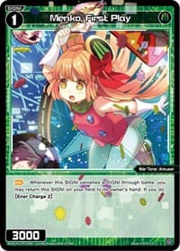 Menko, First Play - Reunion Diva - WIXOSS card