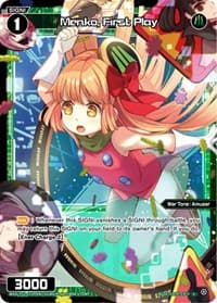 Menko, First Play (Parallel Foil) - Reunion Diva - WIXOSS card
