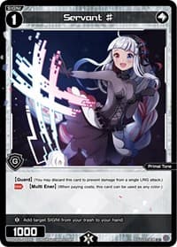 Servant # - Reunion Diva - WIXOSS card
