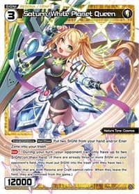Saturn, White Planet Queen (Parallel Foil) - Reunion Diva - WIXOSS card