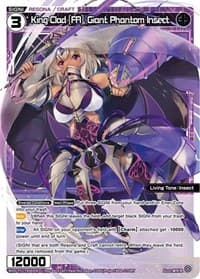 King Clad [FA], Giant Phantom Insect (Parallel Foil) - Reunion Diva - WIXOSS card