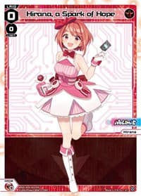 Hirana, a Spark of Hope - Super Diva Deck: Double Heroines - WIXOSS card