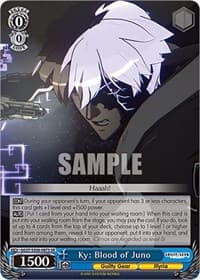 Ky: Blood of Juno (SR) - Guilty Gear -Strive- - Weiss Schwarz card