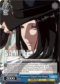 Testament: Elegant Grim Reaper - Guilty Gear -Strive- - Weiss Schwarz card